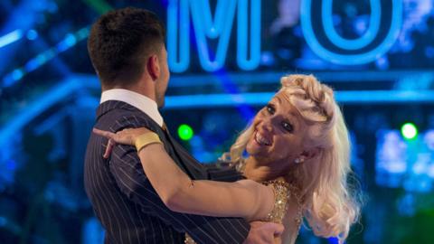 Debbie McGee with partner Giovanni Pernice