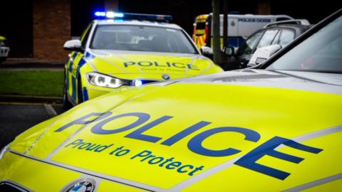 Library image of police vehicles