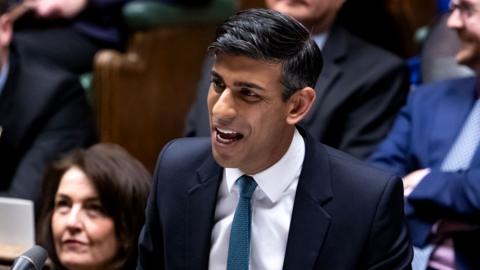 Rishi Sunak at PMQs