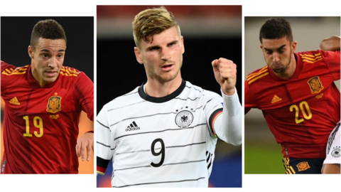 Rodrigo, Timo Werner, Ferran Torres