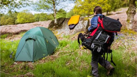 Camping in the Yorkshire Dales