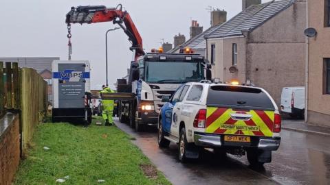 Work ongoing by Electricity North West in the local area