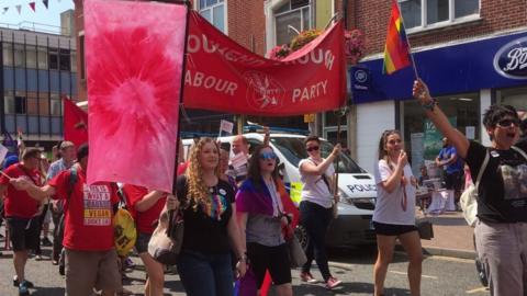 Southend pride march