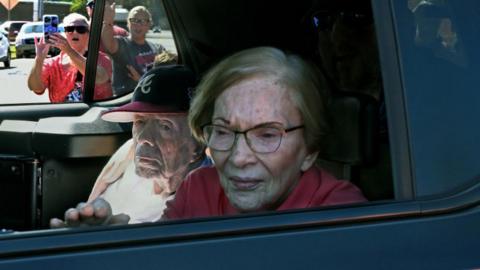 Rosalynn and Jimmy Carter made a surprise public appearance together in September