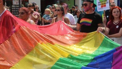 Southend Pride parade.