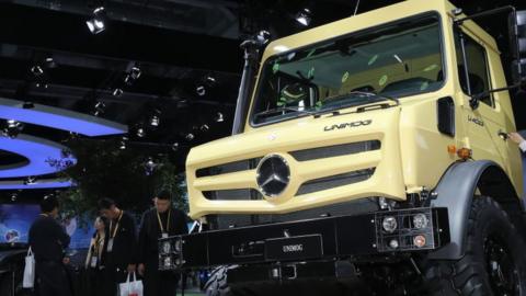 A Mercedes Unimog