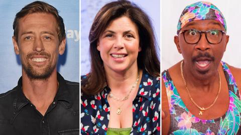 Peter Crouch, Kirstie Allsopp and Mr Motivator