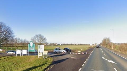 A15 near L:incolnshire Showground