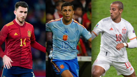 Aymeric Laporte, Rodri and Thiago Alcantara