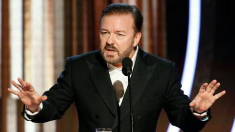 Apple became the target of Ricky Gervais