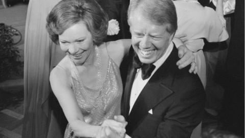 Dancing at a White House ball, December 1978