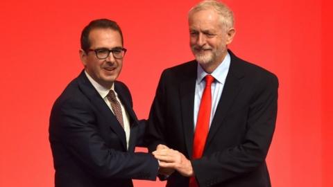 Owen Smith and Jeremy Corbyn