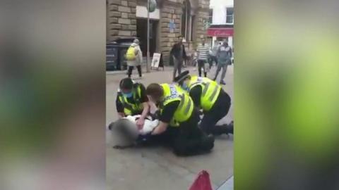 Man arrested in street in Leeds