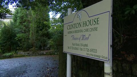 Clinton House sign