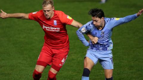 Coventry City and Birmingham City were meeting at St Andrew's for the third time in 2020