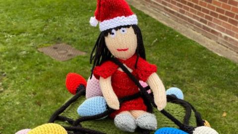 Knitted character
