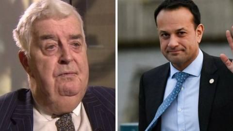 Lord Kilclooney and Leo Varadkar