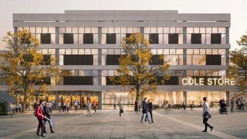 Artist's impression of Cole Store