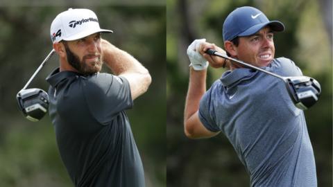 Dustin Johnson and Rory McIlroy