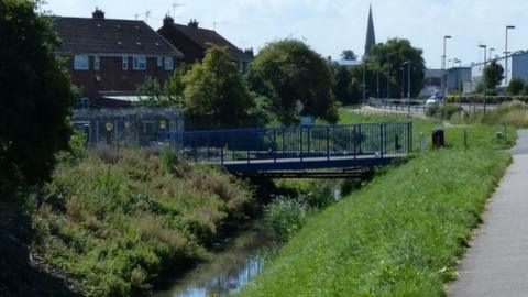 Bawsey Drain near Turbus Road, King's Lynn