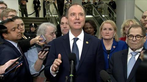 House impeachment manager Adam Schiff says he will lay out the timeline and facts behind the inquiry