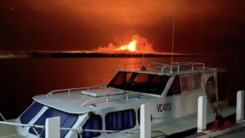 A fire in Victoria's Gippsland region