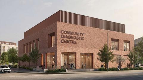 Artist impression of the new centre