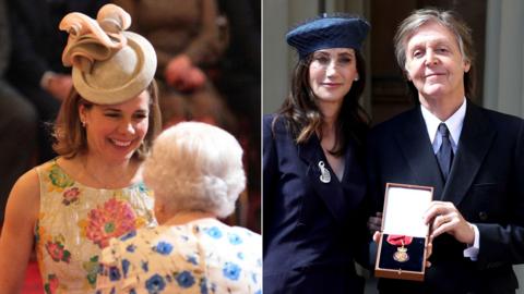 Darcey Bussell and Paul McCartney