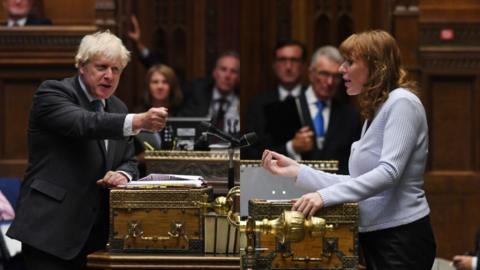 Boris Johnson and Angela Rayner