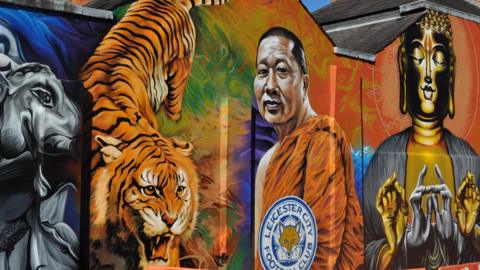 Completed Leicester Thai mural