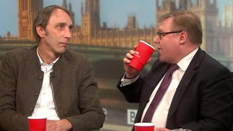 Will Self and Mark Francois