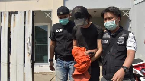 Danudetch 'Nene' Sangkaew was arrested on Feb 11, 2021 at his home office