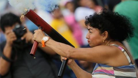 supporters of Nicaraguan President Daniel Ortega and his Sandinista National Liberation Front