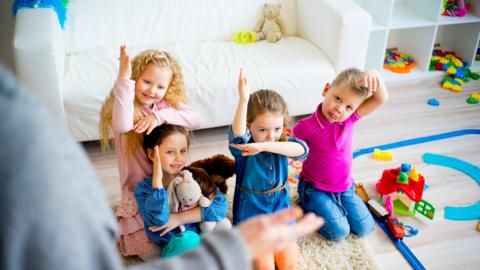 Children playing