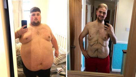 Jack before and after weight loss