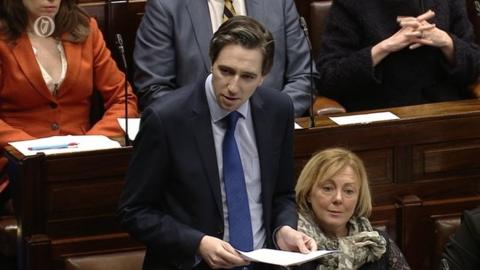 Irish health minister Simon Harris