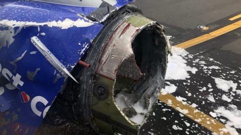 A Southwest Airlines plane made an emergency landing in Philadelphia one of its engines disintegrated.