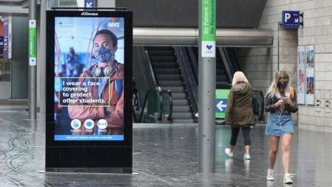 NHS information sign in Liverpool