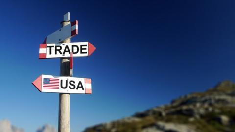 US trade sign