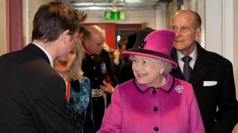Her Majesty the Queen opens the transformed Royal Shakespeare Theatre in 2011