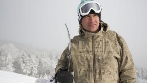 Jake Burton poses for a photo on January 16, 2007 on Stowe Mountain, Stowe, Vermont