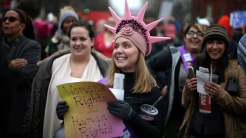 Protest in Washington, 21 Jan