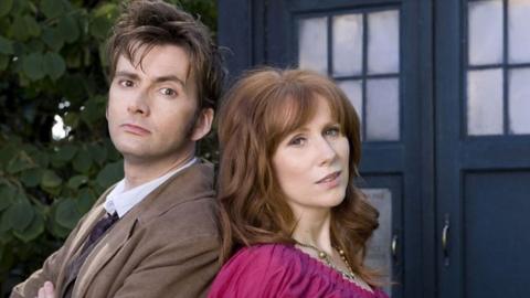 David Tennant as The Doctor and Catherine Tate as Donna