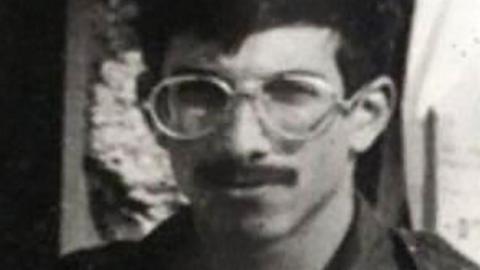 File photo of the Israeli soldier Sergeant First Class Zachary Baumel