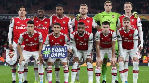 Arsenal Europa League line-up