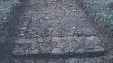 Roman villa wall