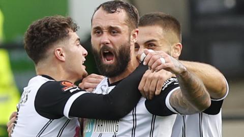 Notts County celebrate