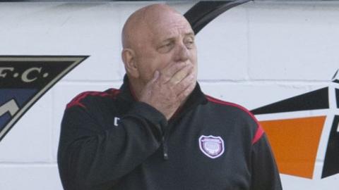 Arbroath manager Dick Campbell