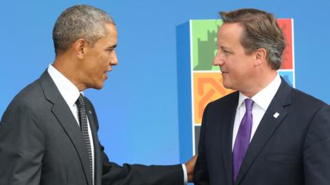 David Cameron and Barack Obama