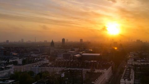 London sunrise